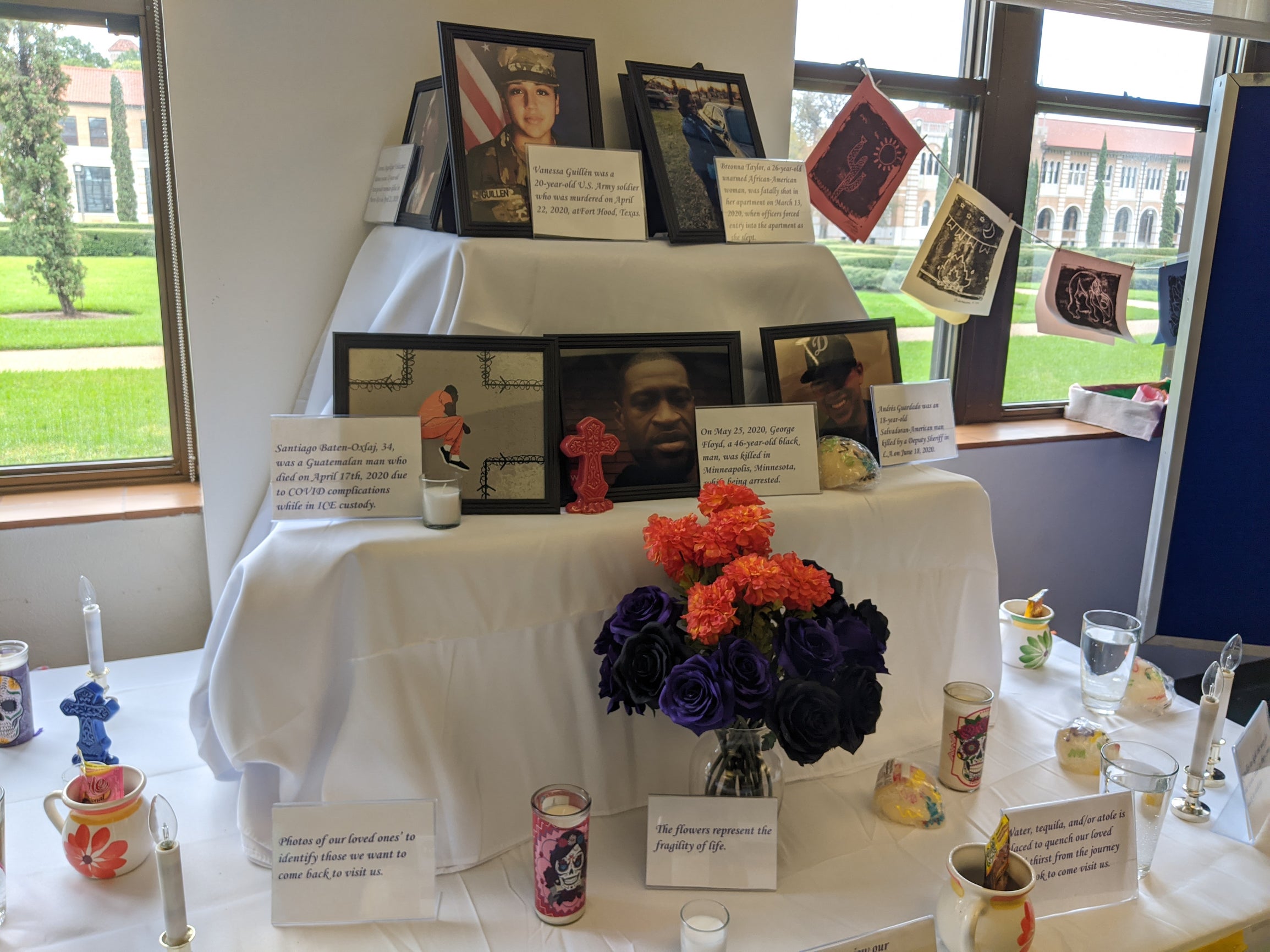 Photo of Dia de Muertos Altar in Rayzor Hall 2020