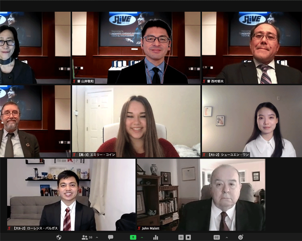 Judges and winners of J.LIVE Talk 2020