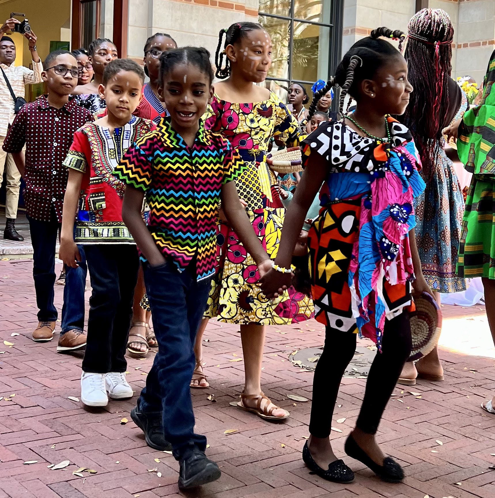 Children from the Houston Angolan Community